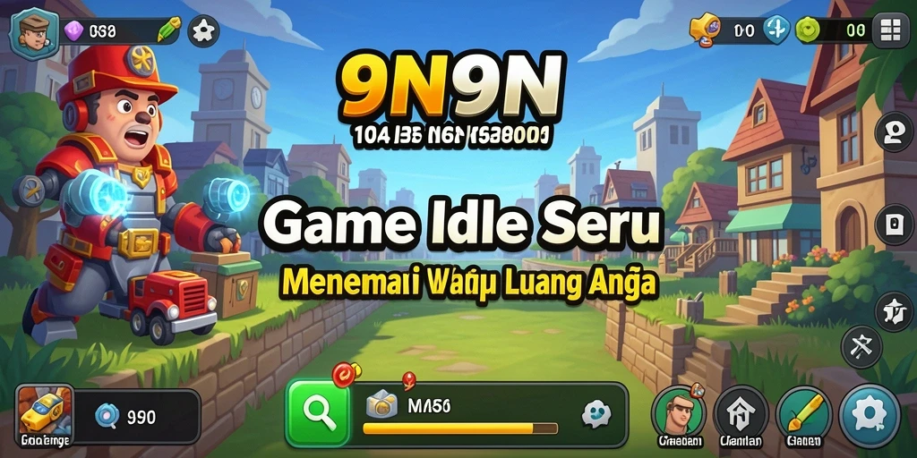 Tampilan gameplay 9N9N yang menarik dan penuh tantangan.