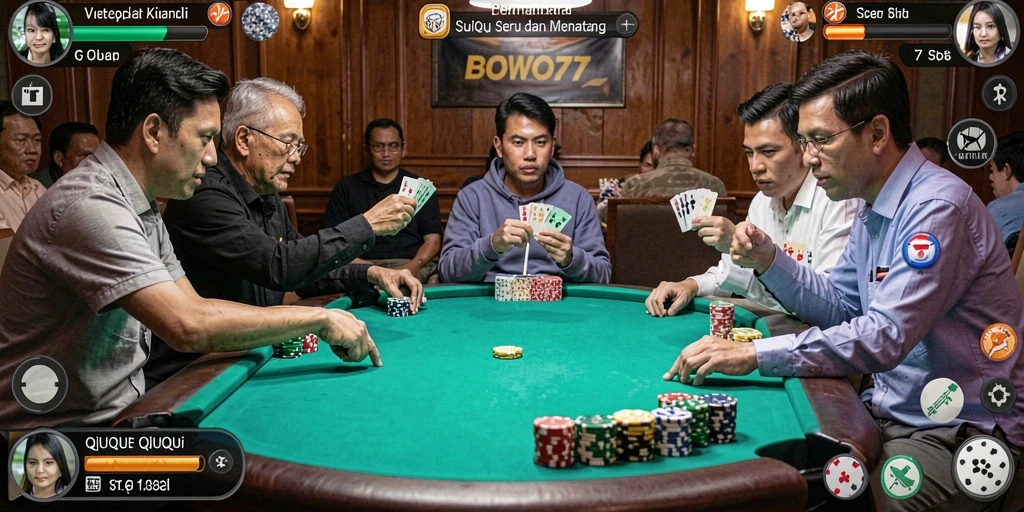 Screenshot gameplay QiuQiu yang menarik dan menantang.