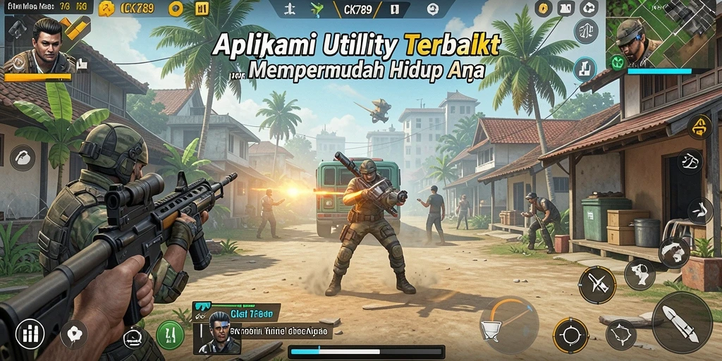 Screenshot CK789 menampilkan tampilan antarmuka aplikasi Utility yang intuitif dan modern.