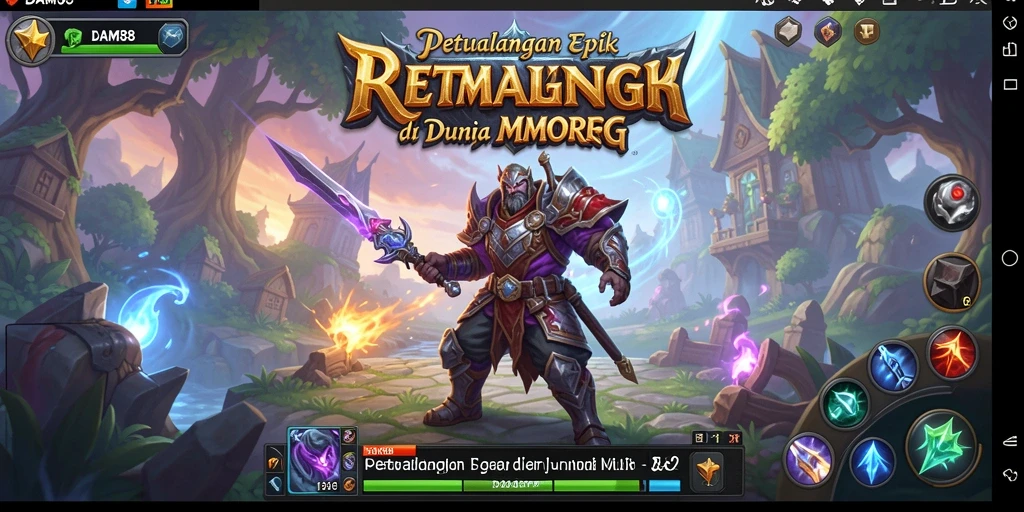Gameplay epik dalam dunia MMORPG yang menakjubkan.