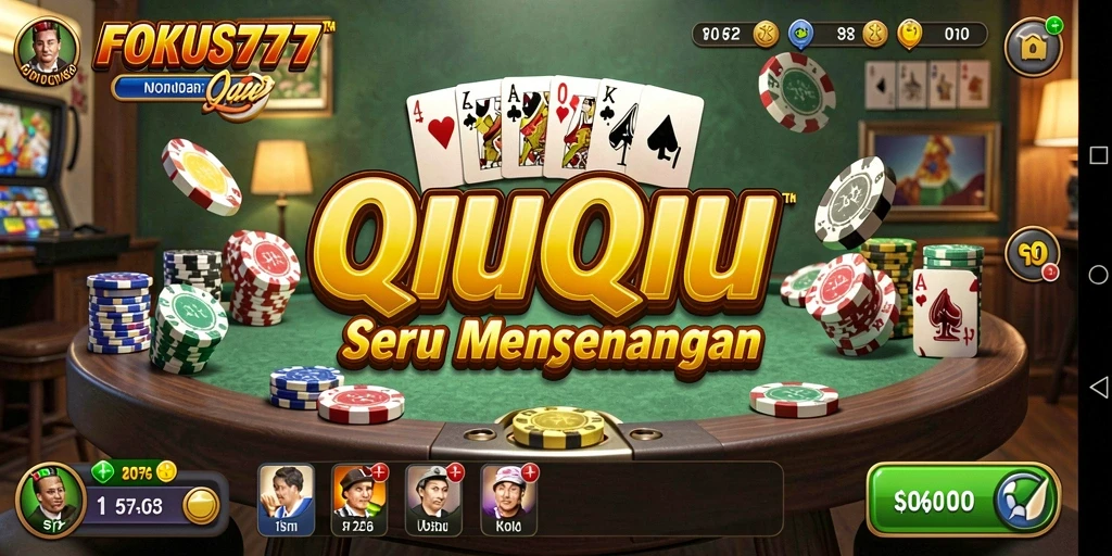 Gameplay QiuQiu yang seru dan penuh strategi.