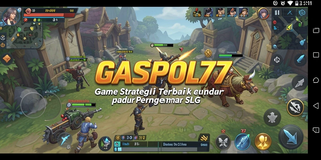 Tampilan gameplay dalam GASPOL77 yang menegangkan dan strategis.