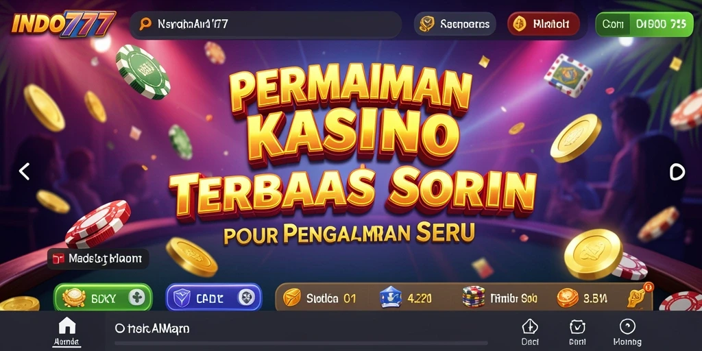 Tampilan gameplay menarik di INDO777 dengan pengalaman kasino seru.