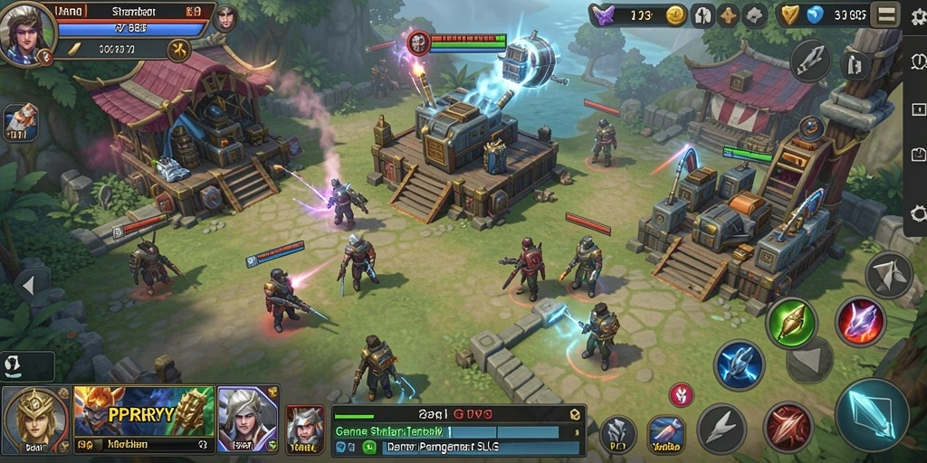 Tangkapan layar menunjukkan aksi gameplay menegangkan di PPRRYY.