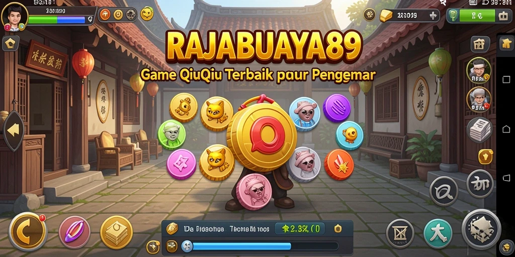 Tampilan menarik dari gameplay seru QiuQiu di RAJABUAYA89.
