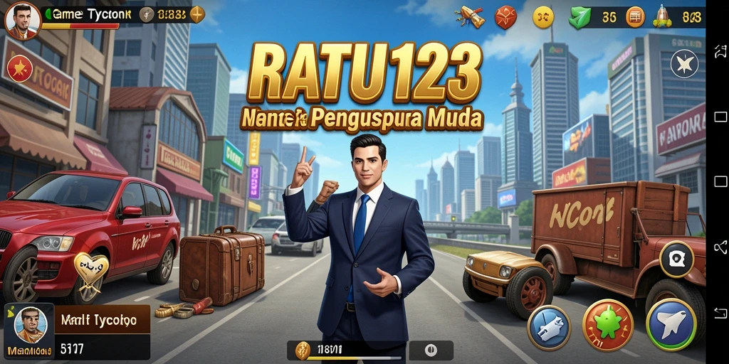Tampilan gameplay RATU123 yang menarik dan interaktif dalam mengelola bisnis.