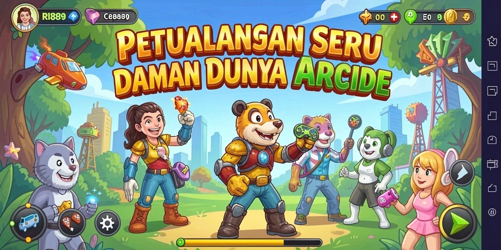 Tampilan screenshot yang menggambarkan gameplay seru dari RI889.